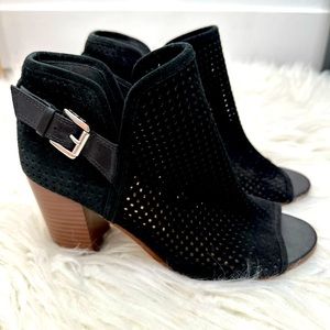 Sam Edelman Easton Perforated Open Toe Booties
